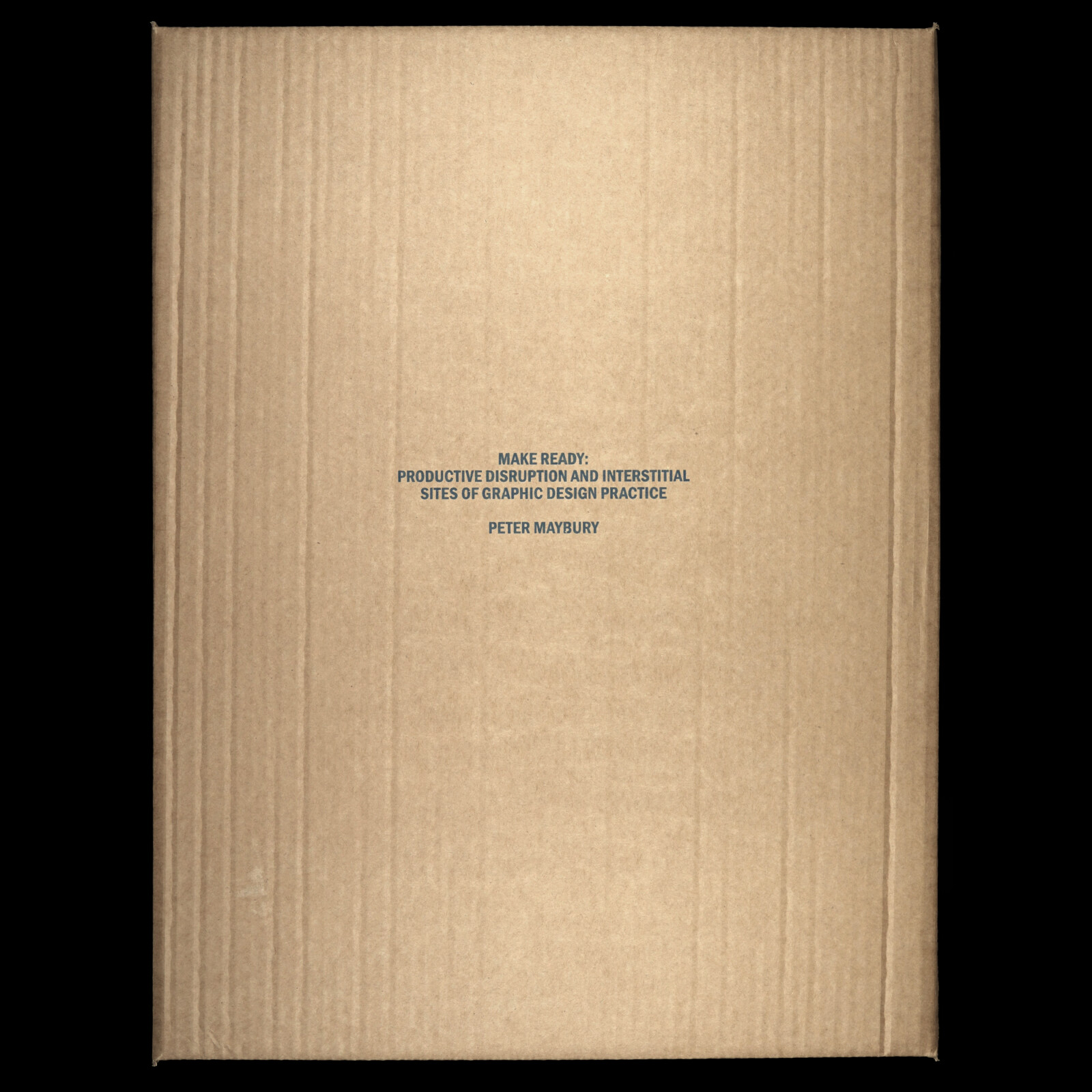<p>Maybury, P. (2025) <em>Make Ready: Productive Disruption and Interstital Sites of Graphic Design Practice</em>, reference images of box set presentation (Photographs: Peter Maybury)</p>